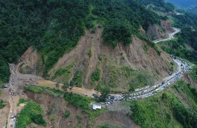 Six Dead, Many Missing in Nagaland Mudslide; NH-29 Severed by Heavy Rainfall